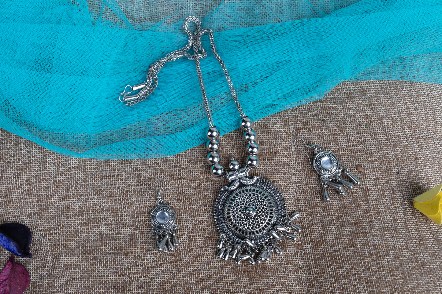 Vintage Mirage Pendant Necklace for Womens