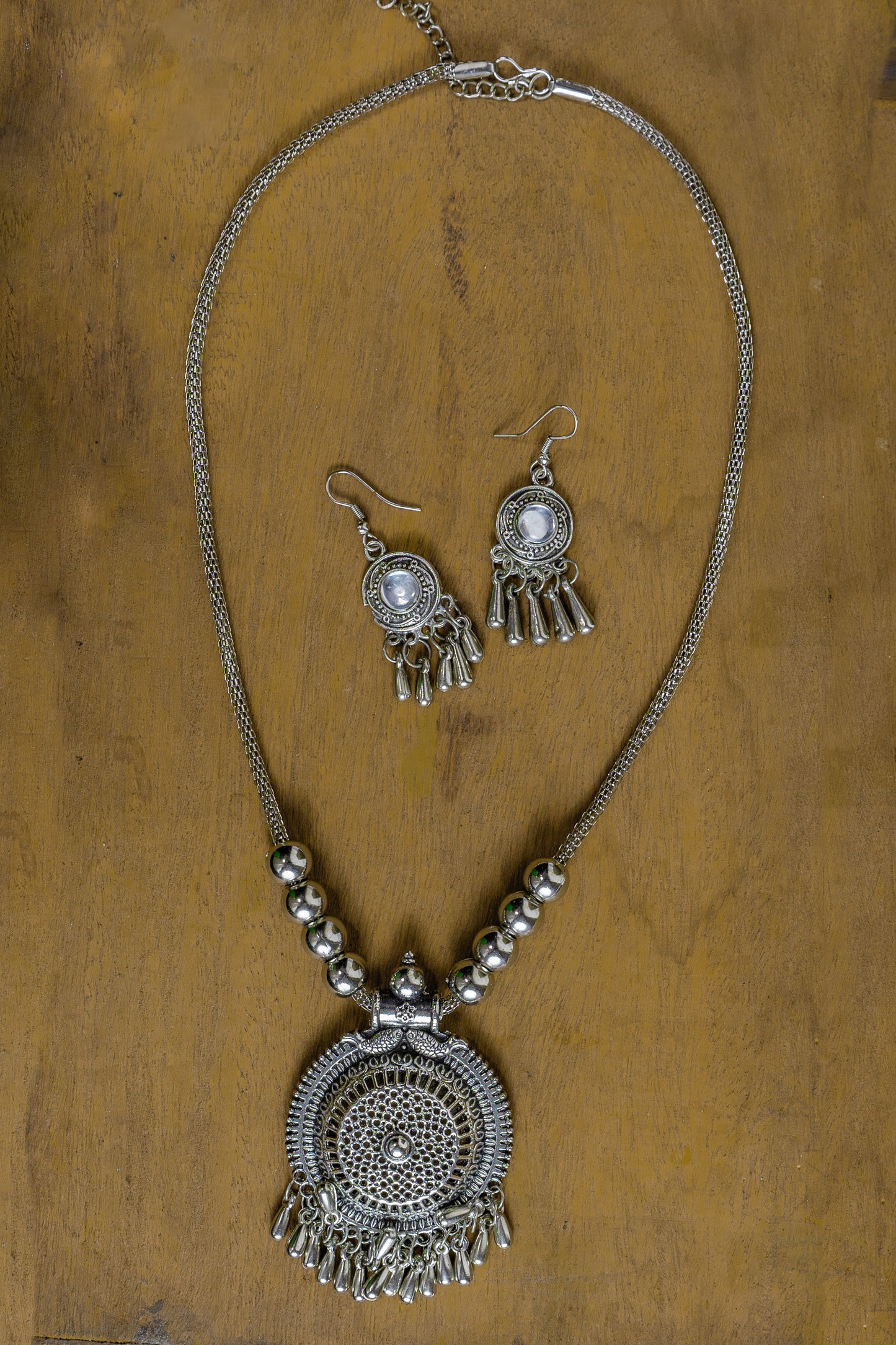 Vintage Mirage Pendant Necklace for Womens