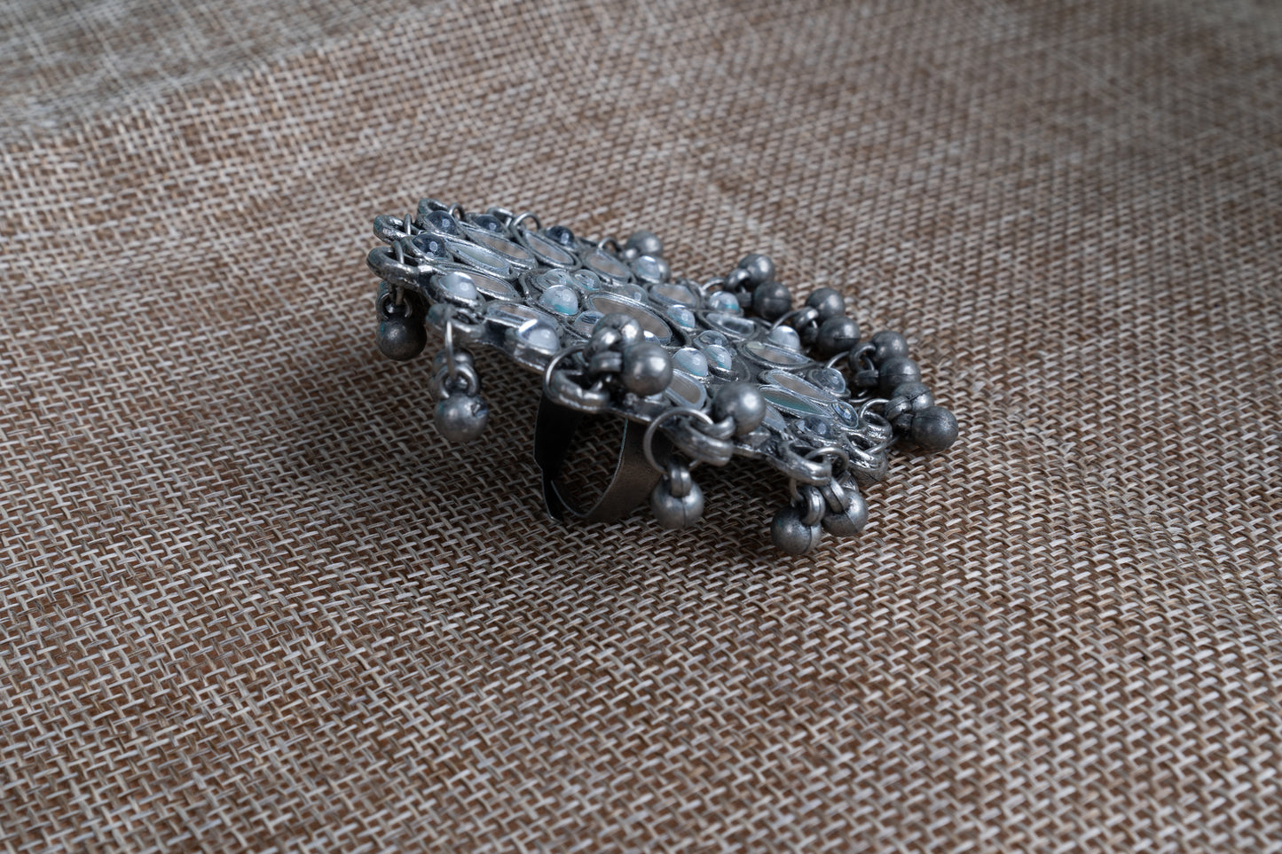 Silver Petals Ring for Womens