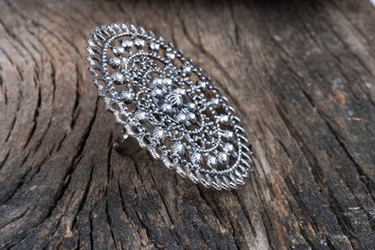 Moonlit Lace Ring for Womens