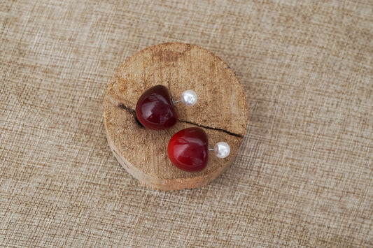 Modern Cherry Shaped Stylish Korean Earrings