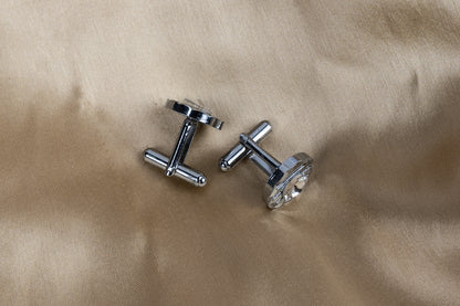 Crystal Crown Men's Cufflinks