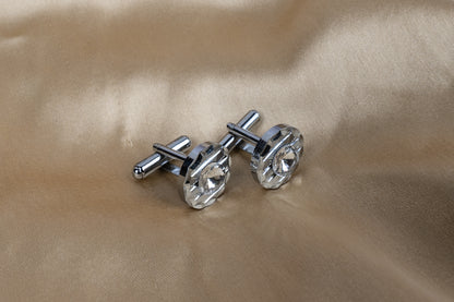 Crystal Crown Men's Cufflinks