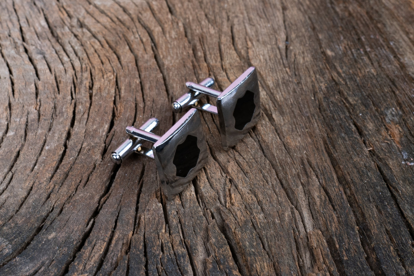 Shadow Square-Shaped Cufflinks for Men