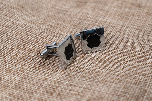 Shadow Square-Shaped Cufflinks for Men