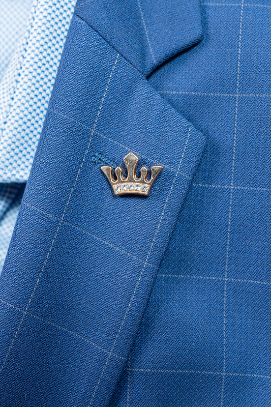 Prestige Crown Brooch Pin for Men