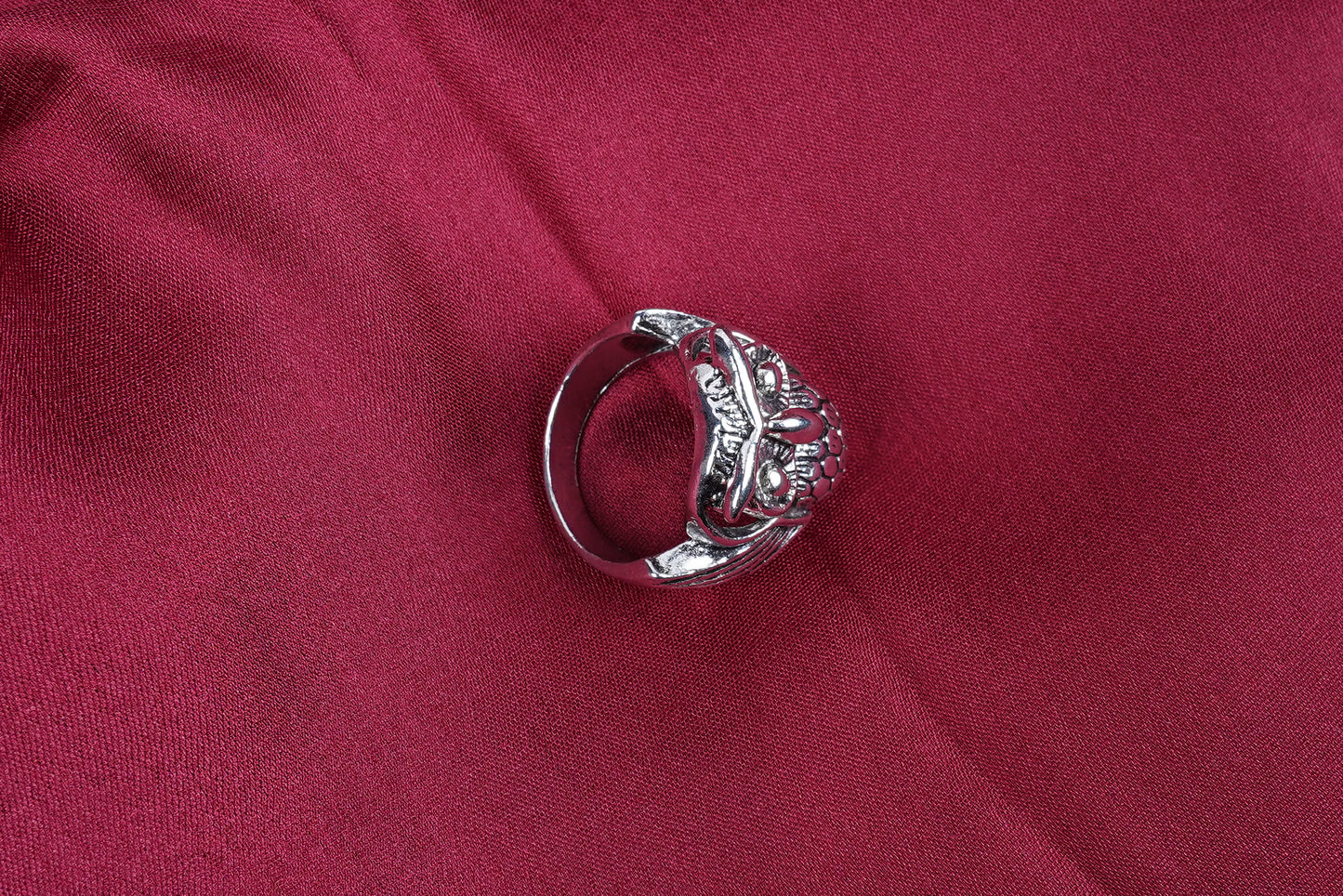 The Owl’s Vigil Shaped Ring for Men