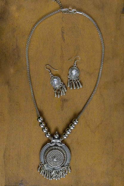 Vintage Mirage Pendant Necklace for Womens