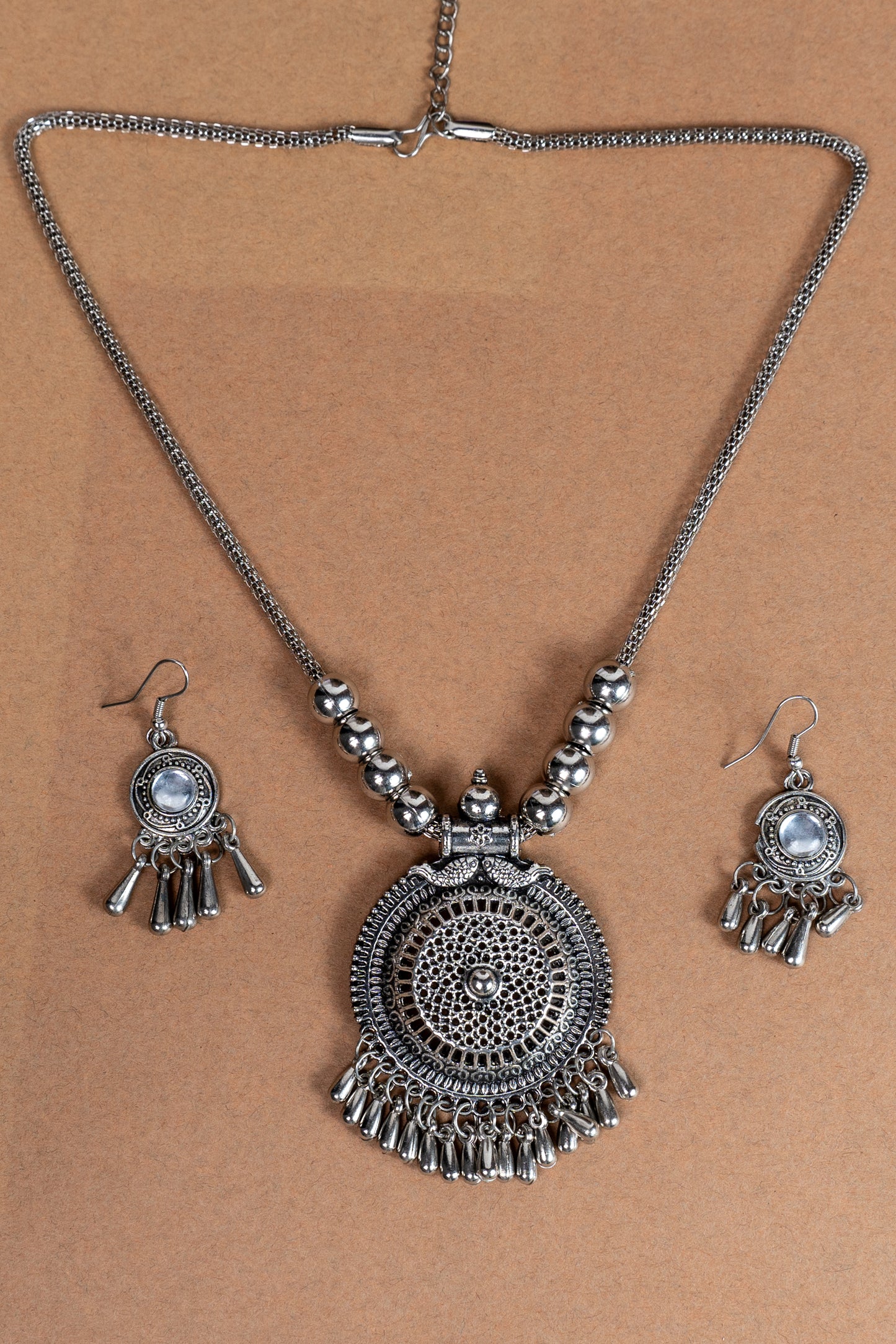 Vintage Mirage Pendant Necklace for Womens