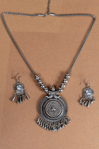 Vintage Mirage Pendant Necklace for Womens