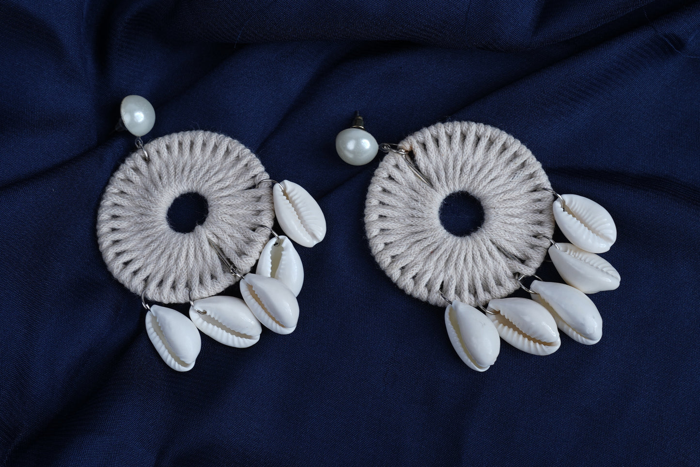 White Shells Stylish Earrings